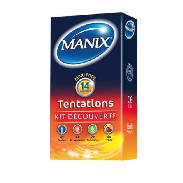 Préservatifs Manix Tentations (Discovery Kit) - x14