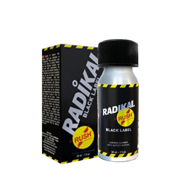 Poppers Maxi Radikal Rush Black Label - Flacon ALU 30ml