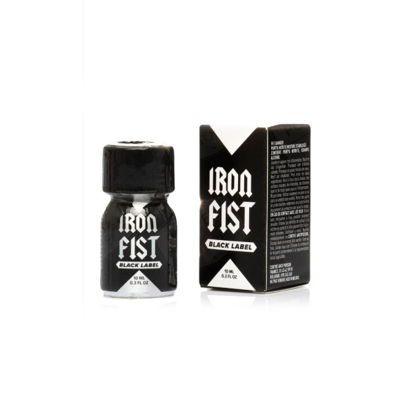 Poppers Iron Fist Black Label - flacon aluminium 10 ml